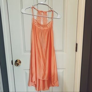 NWT coral high neck & lace back lingerie